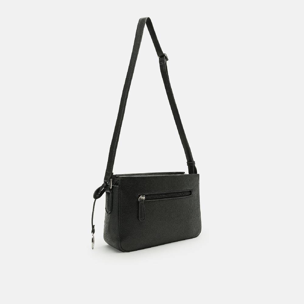 L. Credi Najuka Umhängetasche Schwarz