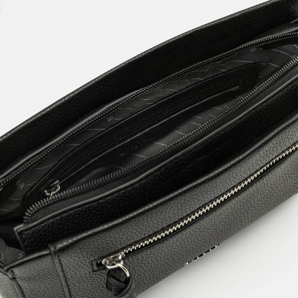 L. Credi Najuka Umhängetasche Schwarz