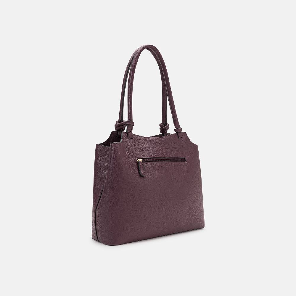 L. Credi Nalina Hobo Dark Plum