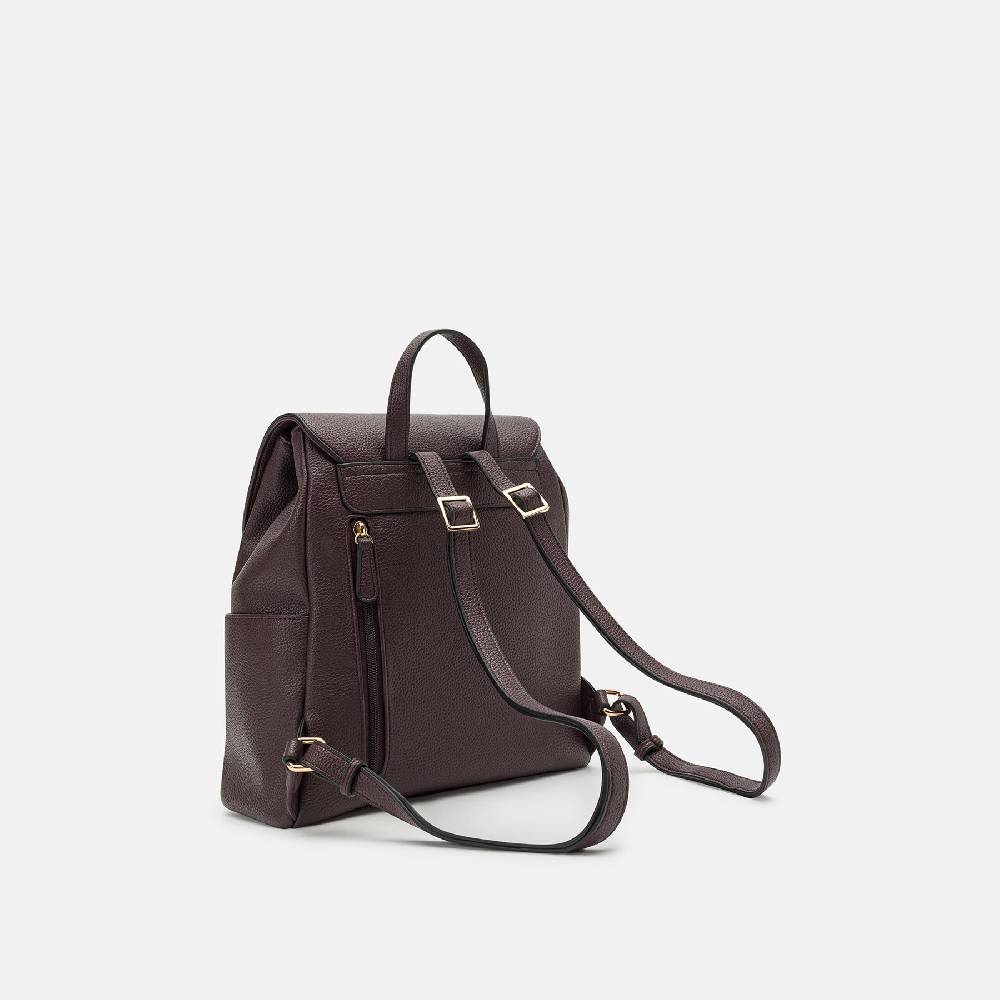 L. Credi Nalina Rucksack Dark Plum