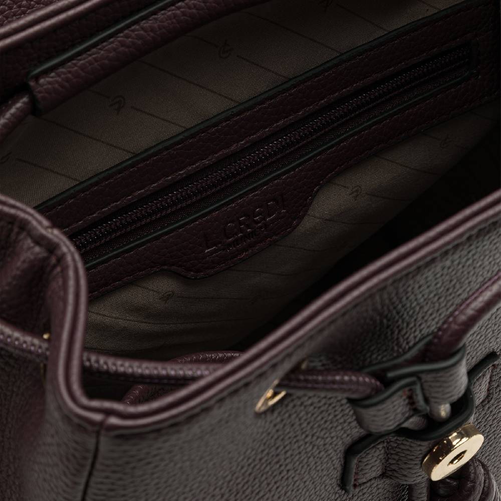 L. Credi Nalina Rucksack Dark Plum