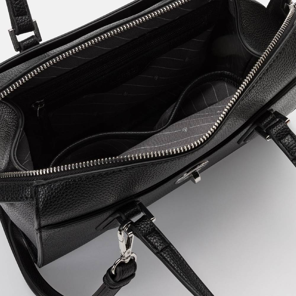 L. Credi Nediva Henkeltasche Schwarz