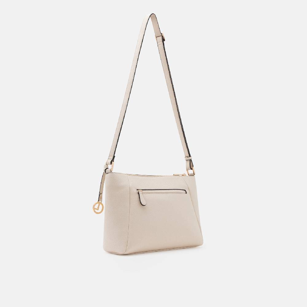 L. Credi Nele Umhängetasche Creme