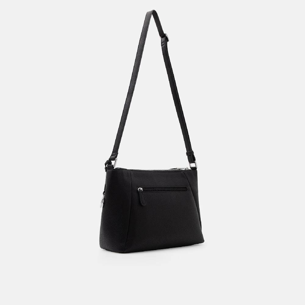 L. Credi Nele Umhängetasche Schwarz