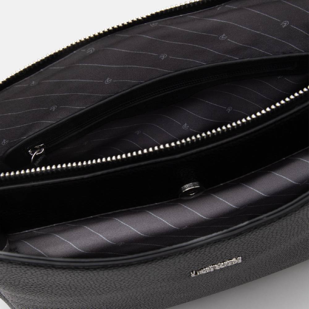 L. Credi Nele Umhängetasche Schwarz