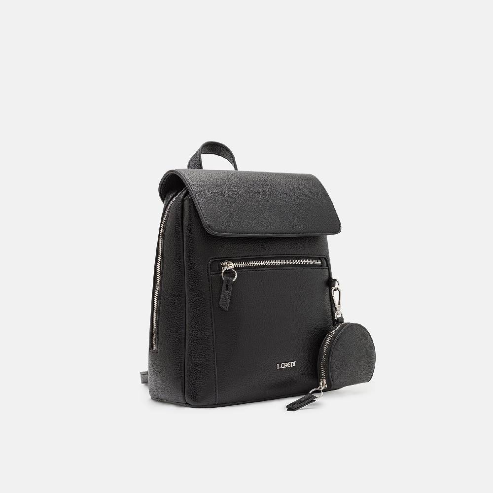 L. Credi Nevaeh Rucksack Schwarz