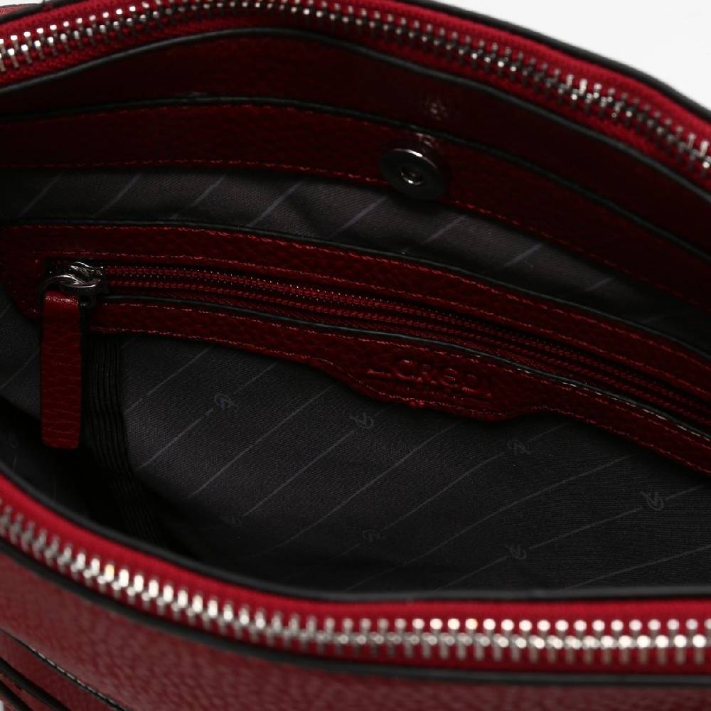 L. Credi New Orleans Umhängetasche Rot