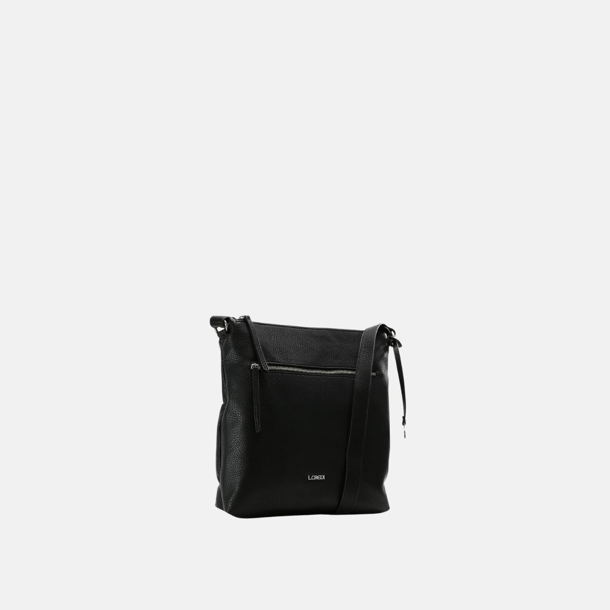 L. Credi New Orleans Umhängetasche Schwarz