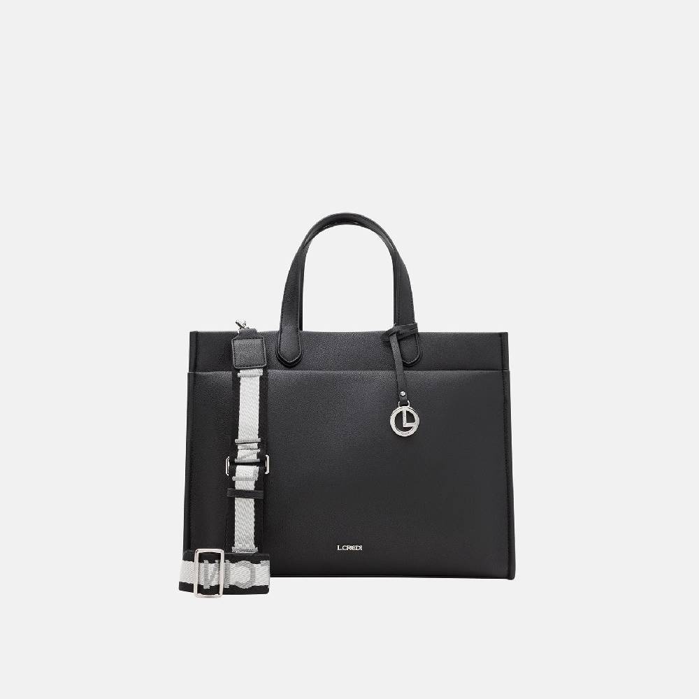 L. Credi Niala Shopper schwarz