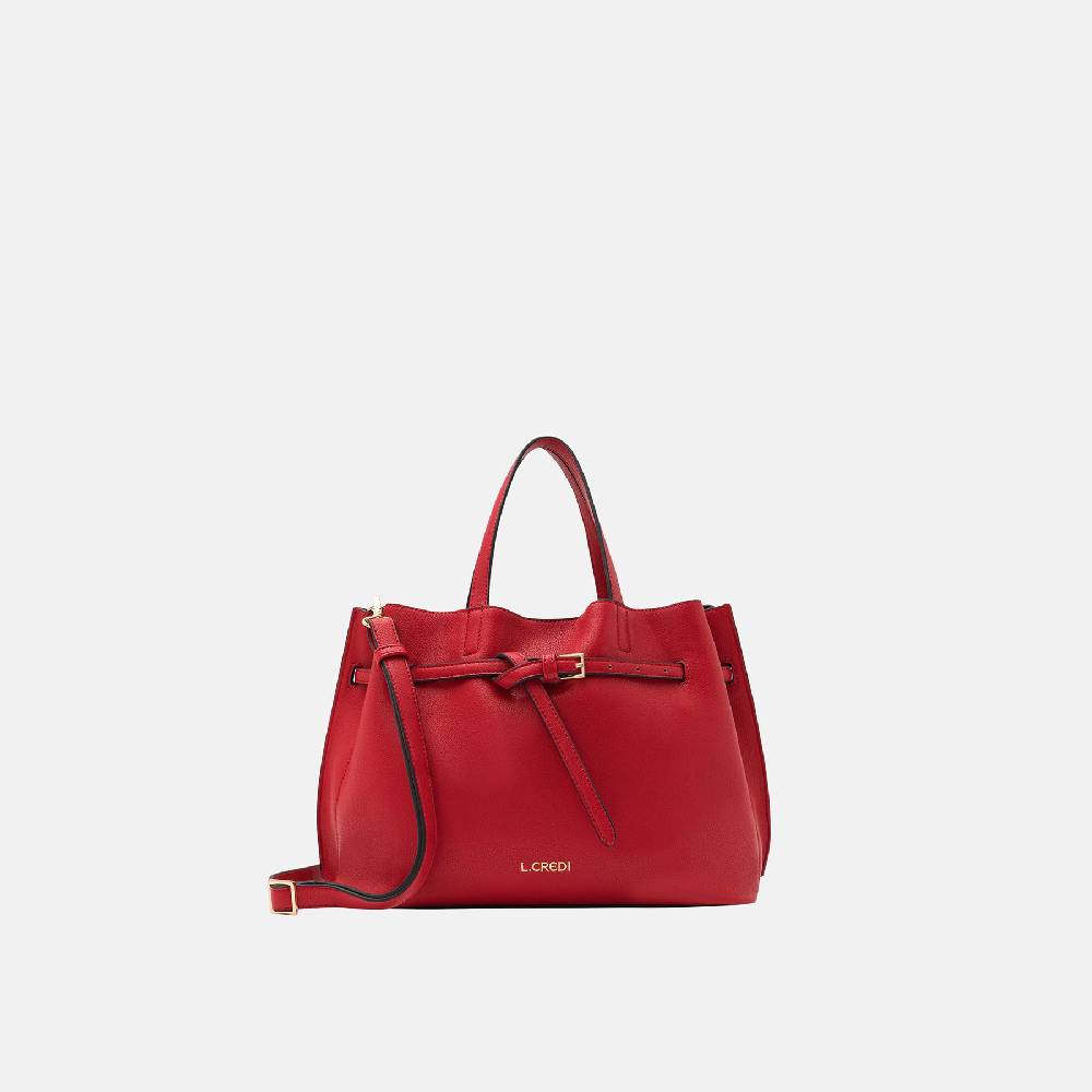 L. Credi Nieke Henkeltasche salsa