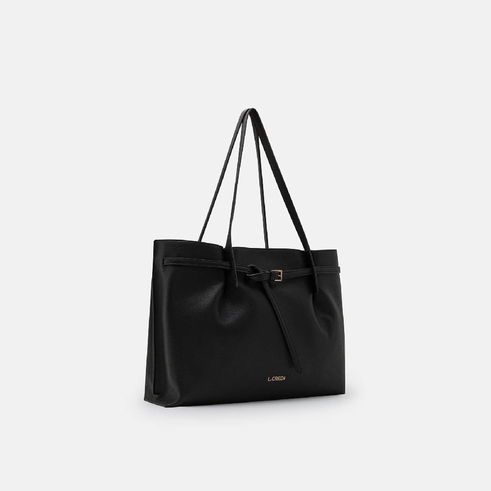L. Credi Nieke Shopper Schwarz