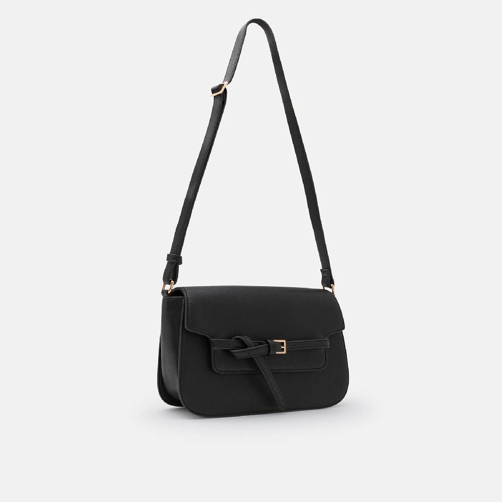 L. Credi Nieke Umhängetasche Schwarz