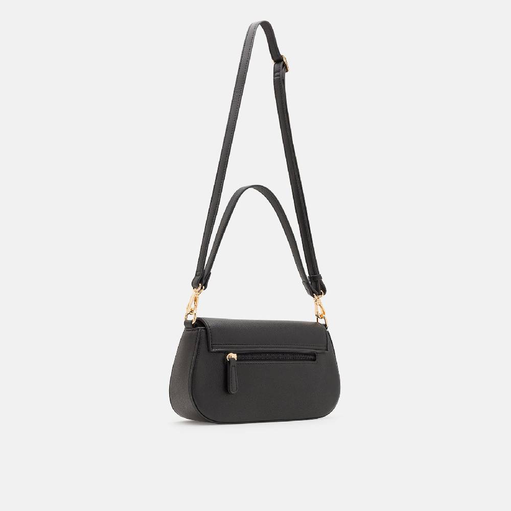 L. Credi Nika Umhängetasche Schwarz