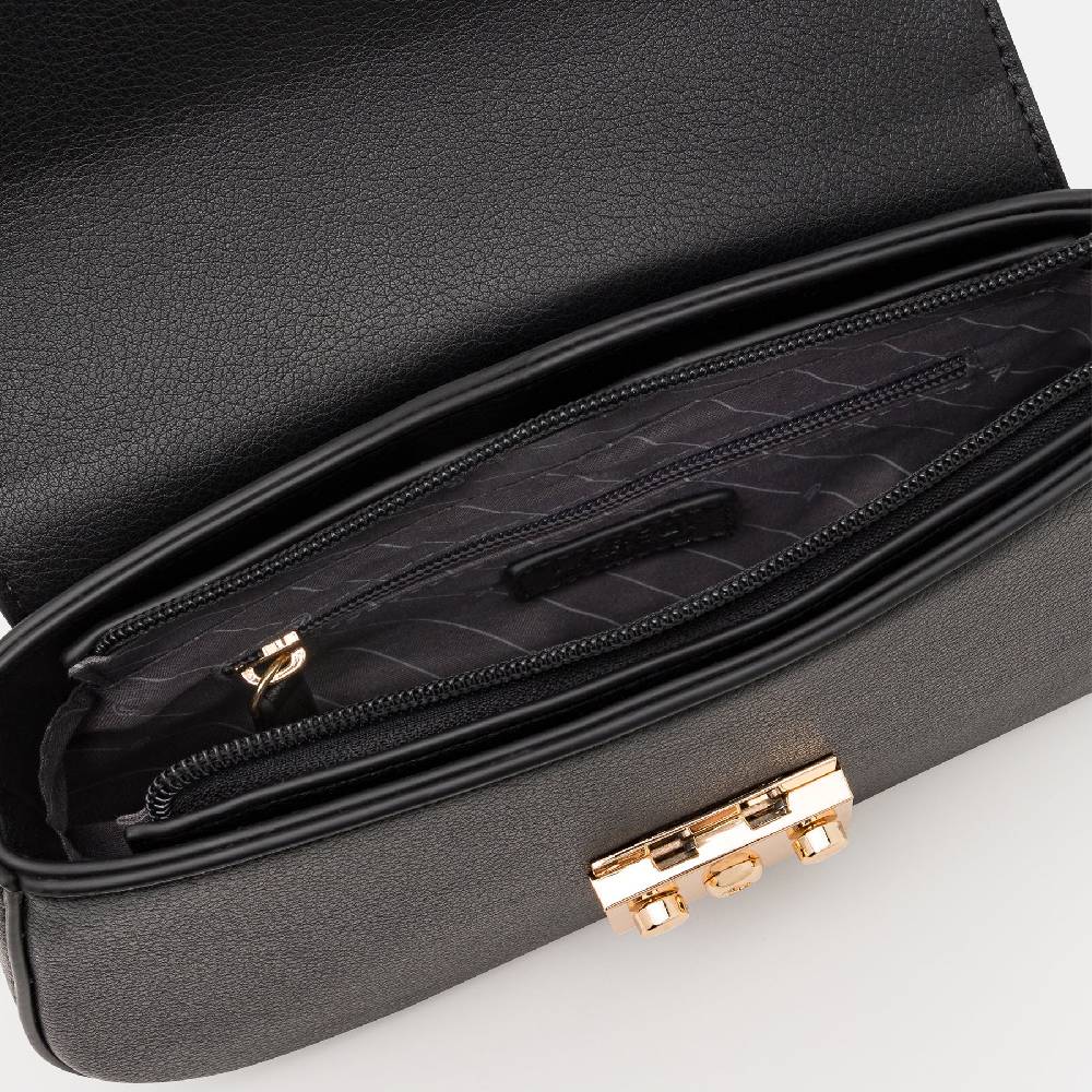 L. Credi Nika Umhängetasche Schwarz