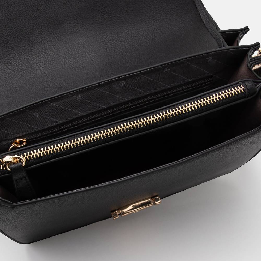 L. Credi Nina Umhängetasche Schwarz