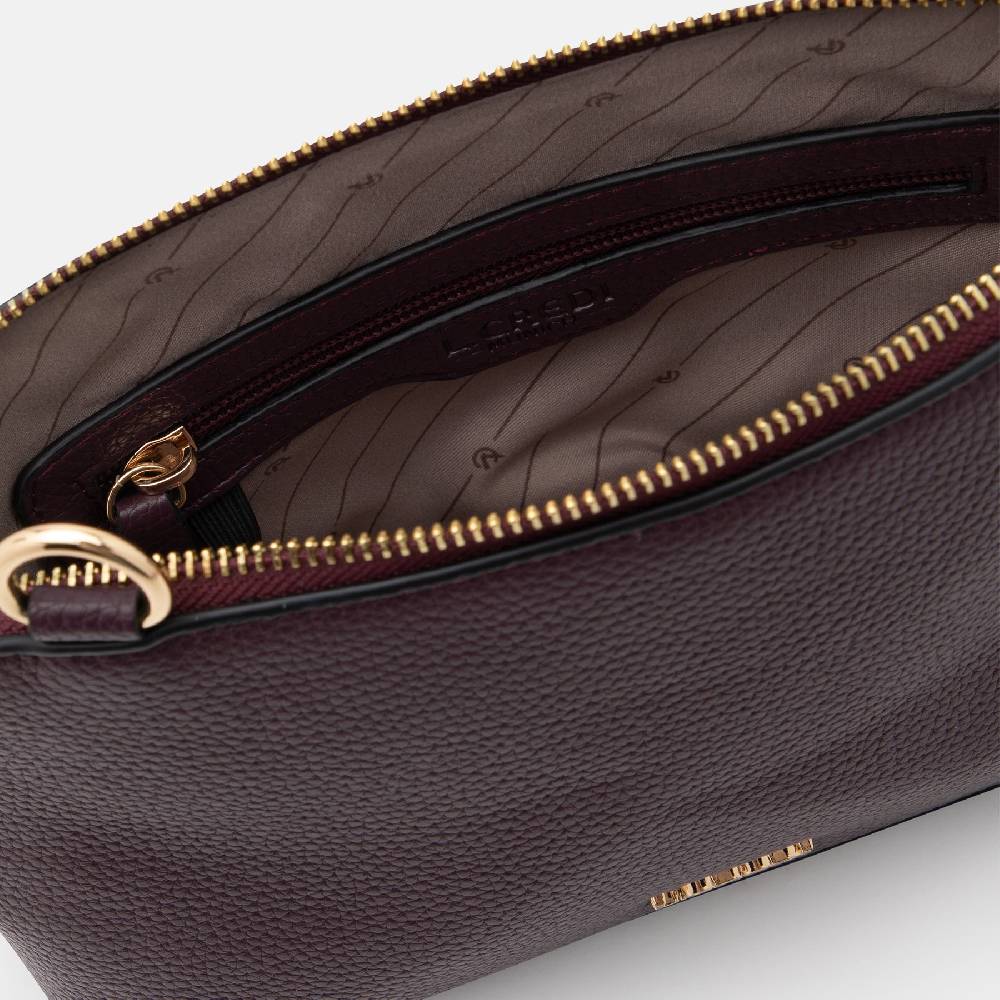 L. Credi Ninelle Umhängetasche Dark Plum
