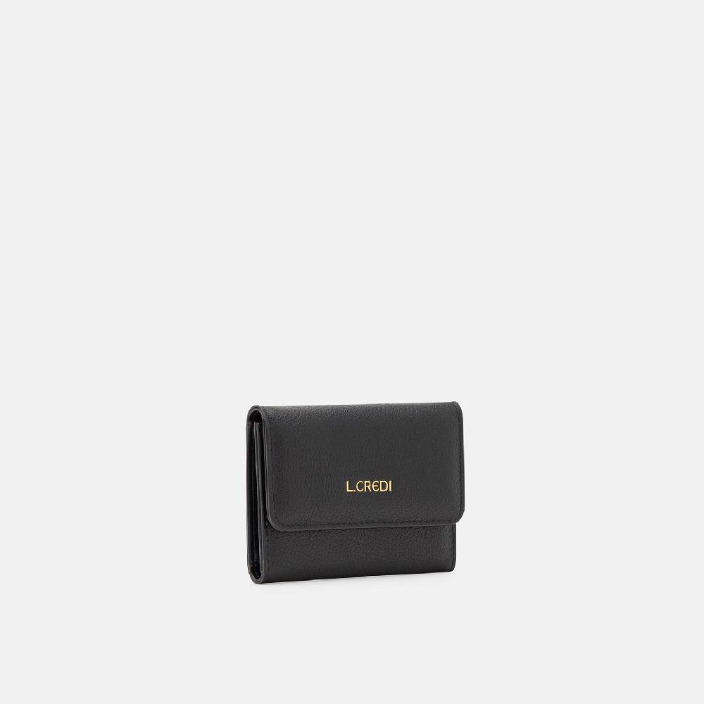 L. Credi Nizana Portemonnaie Schwarz