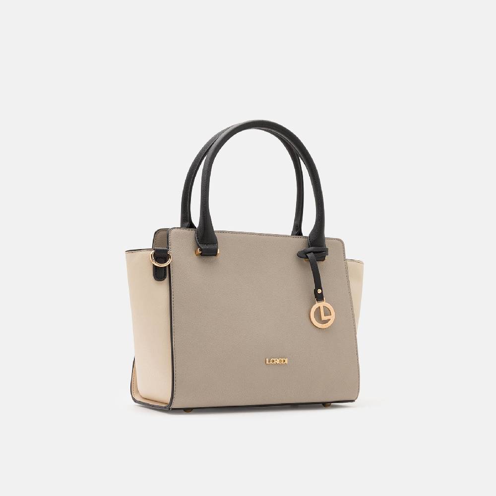 L. Credi Nora Henkeltasche Stone