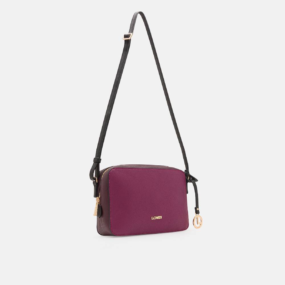 L. Credi Nora Umhängetasche Plum