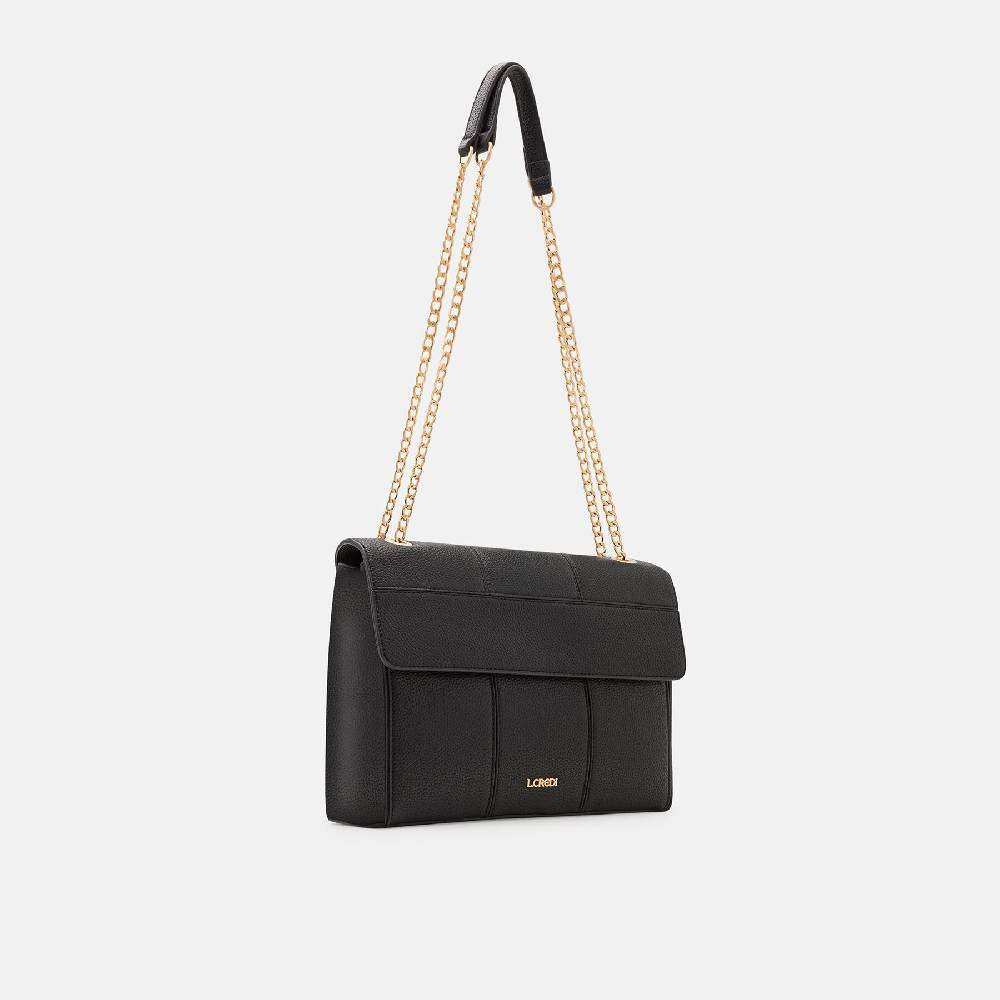 L. Credi Norina Umhängetasche Schwarz
