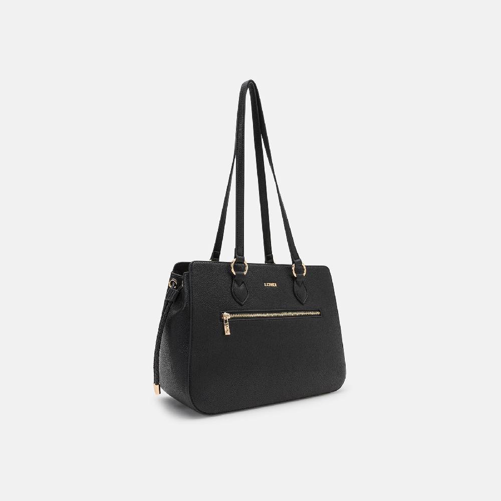 L. Credi Nova Shopper Schwarz