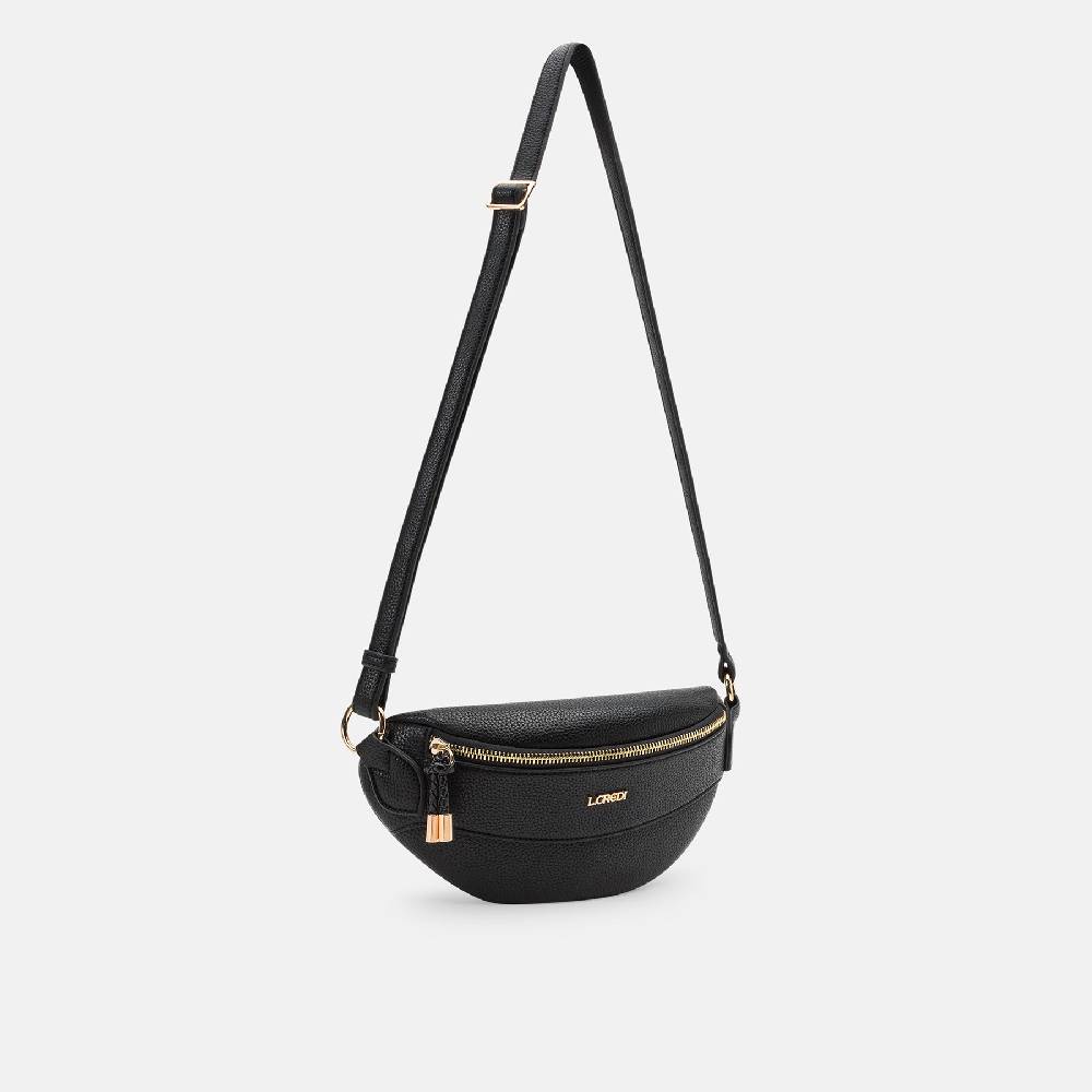 L. Credi Nova Umhängetasche Schwarz