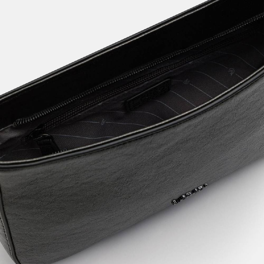 L. Credi Novia Clutch Schwarz