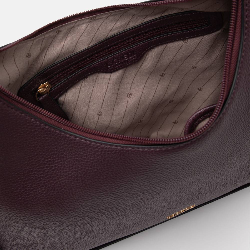 L. Credi Numa Hobo Dark Plum