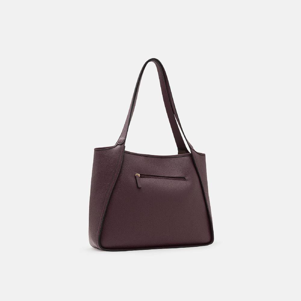L. Credi Numa Shopper Dark Plum