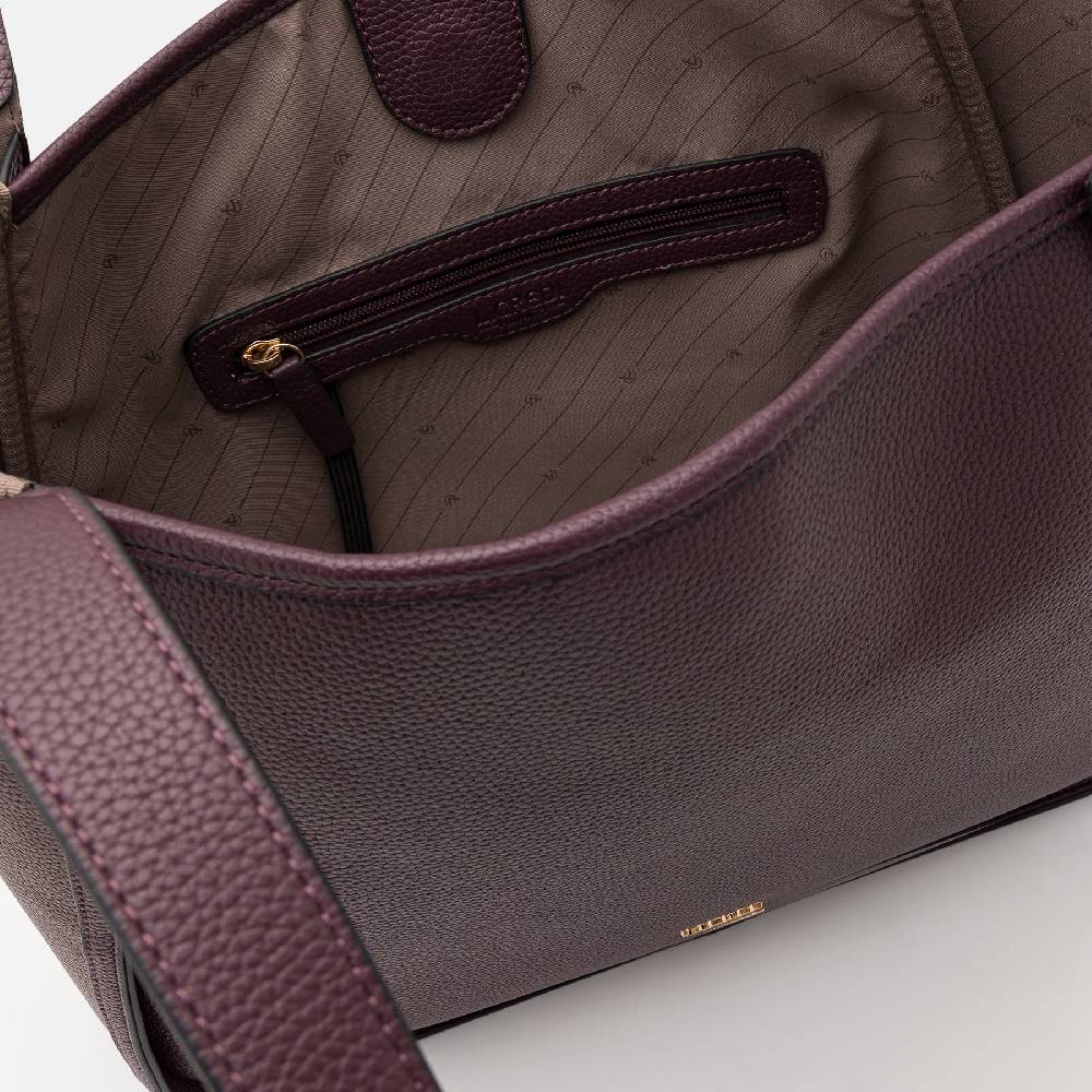 L. Credi Numa Shopper Dark Plum