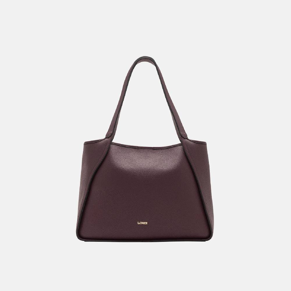 L. Credi Numa Shopper dark plum