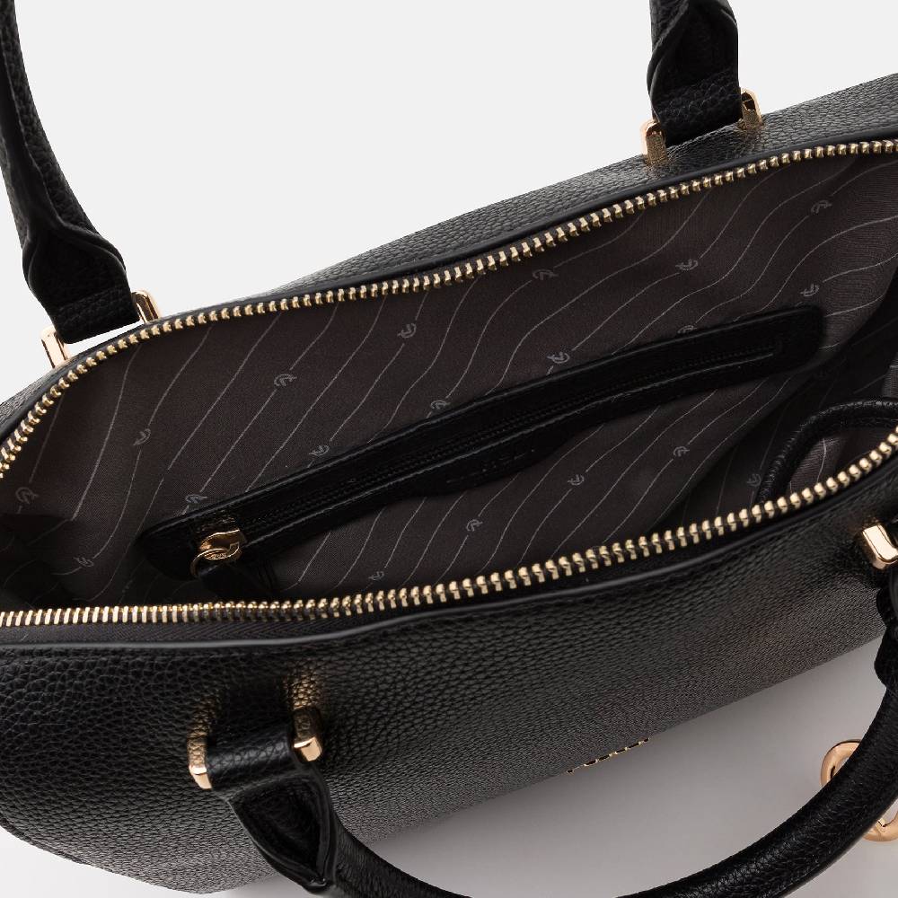 L. Credi Nura Henkeltasche Schwarz