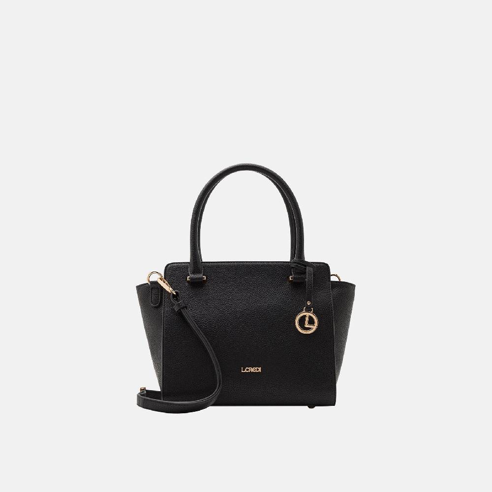 L. Credi Nura Henkeltasche schwarz