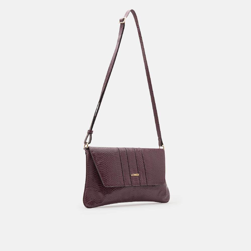 L. Credi Nuria Umhängetasche Plum