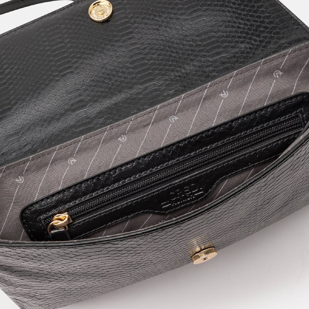 L. Credi Nuria Umhängetasche Schwarz