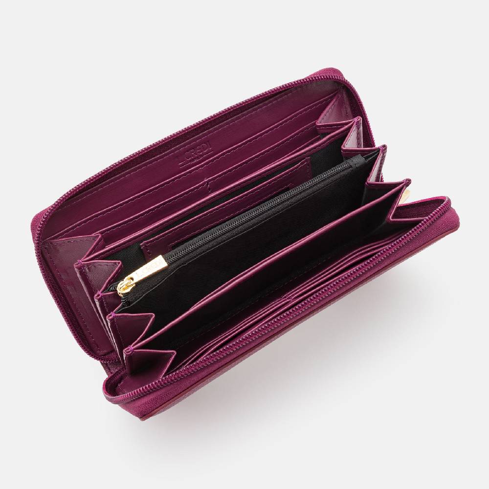 L. Credi Olga Portemonnaie Damen Plum