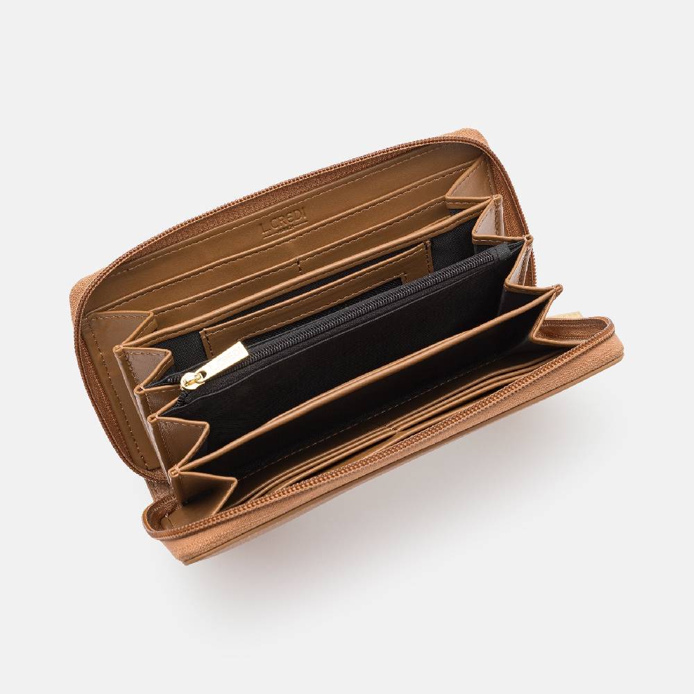 L. Credi Olga Portemonnaie Damen Toffee