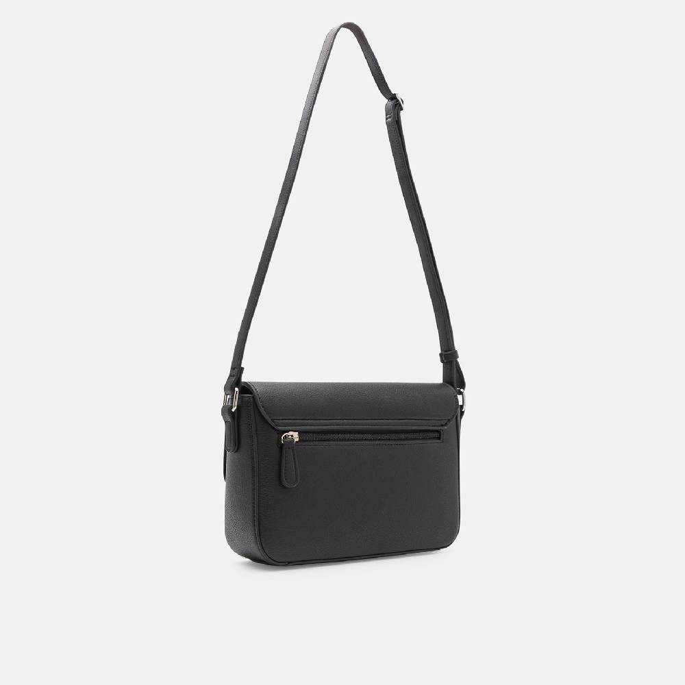 L. Credi Olga Umhängetasche Schwarz