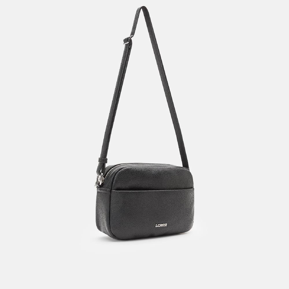 L. Credi Olga Umhängetasche Schwarz