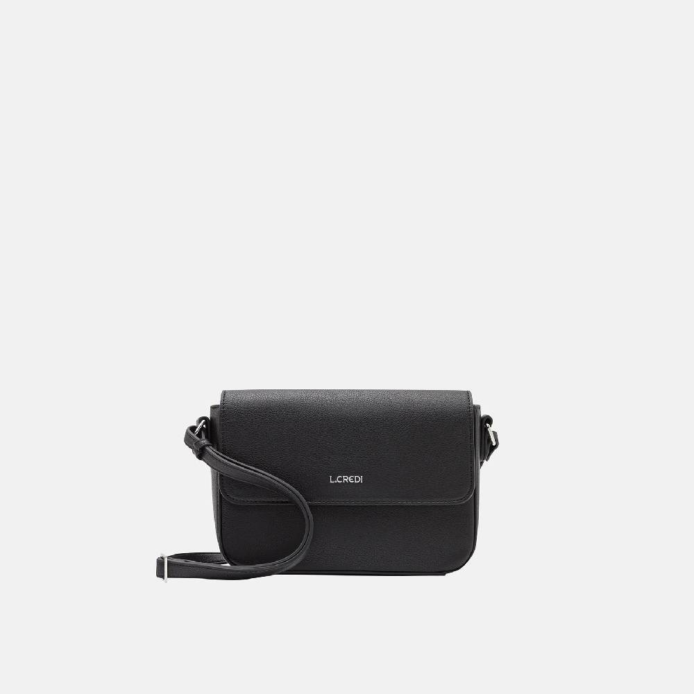 L. Credi Olga Umhängetasche schwarz