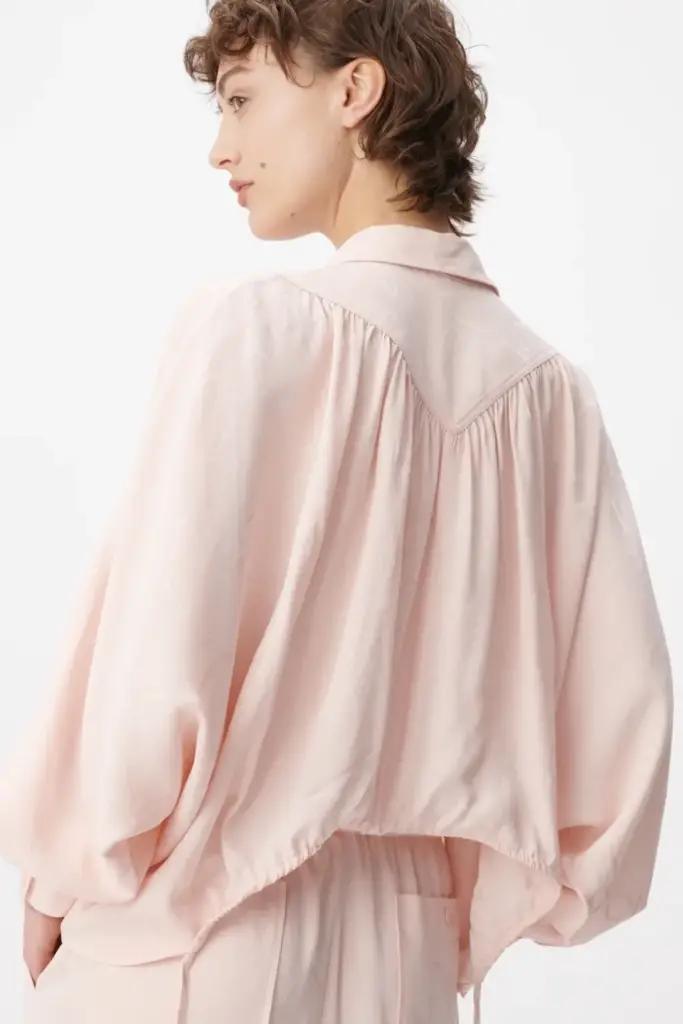 Lala Berlin Blouse Buccia Viscose Mix Lalagram Peach Blush