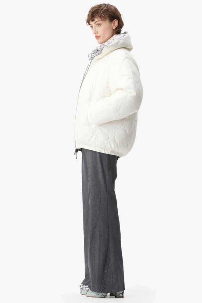 Lala Berlin Coat Odelie Polyamide Heritage Star Blue