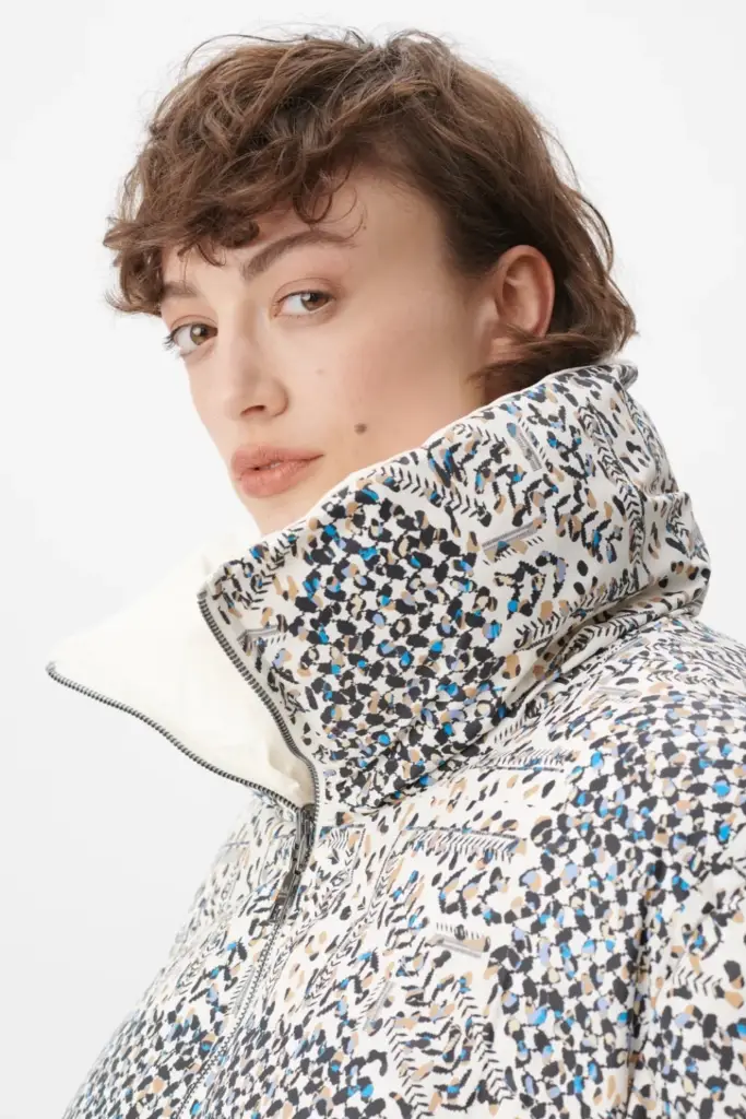 Lala Berlin Coat Odelie Polyamide Heritage Star Blue