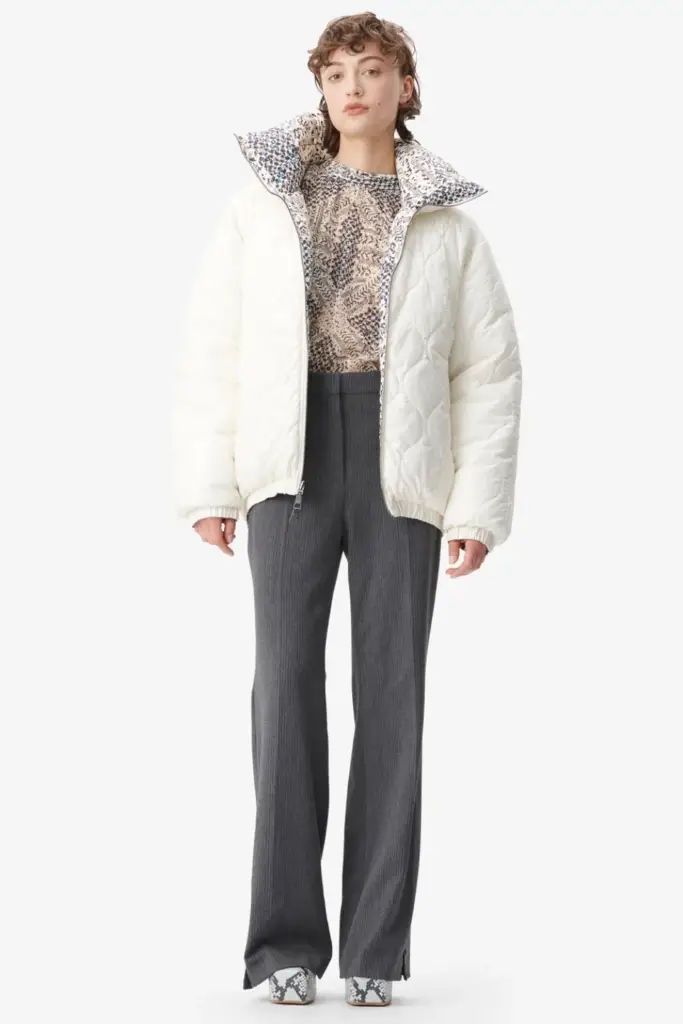 Lala Berlin Coat Odelie polyamide heritage star blue