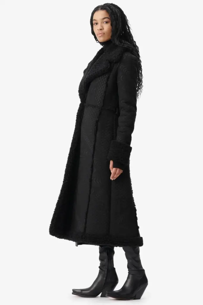 Lala Berlin Coat Osia Polyester Heritage Star Black