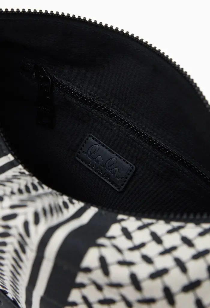 Lala Berlin Crossbody Melly Canvas Heritage Stripe Black