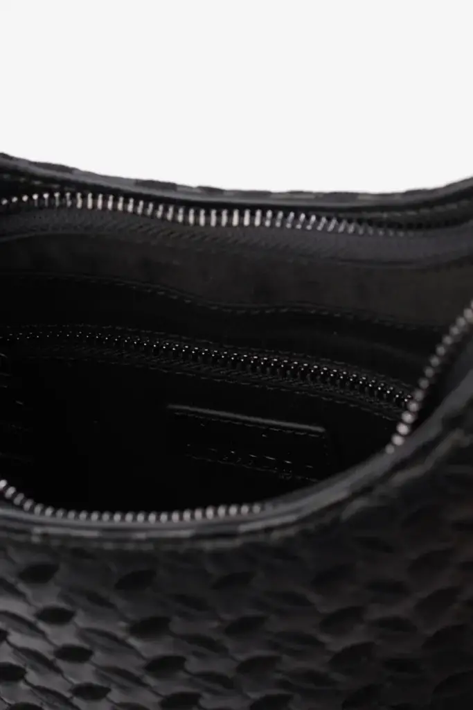 Lala Berlin Crossbody Moni Vegan Leather Heritage Embroidery Black