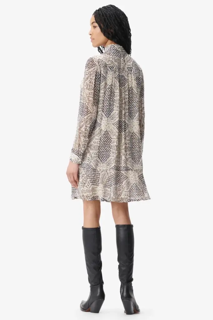 Lala Berlin Dress Dandara Viscose Heritage Off White
