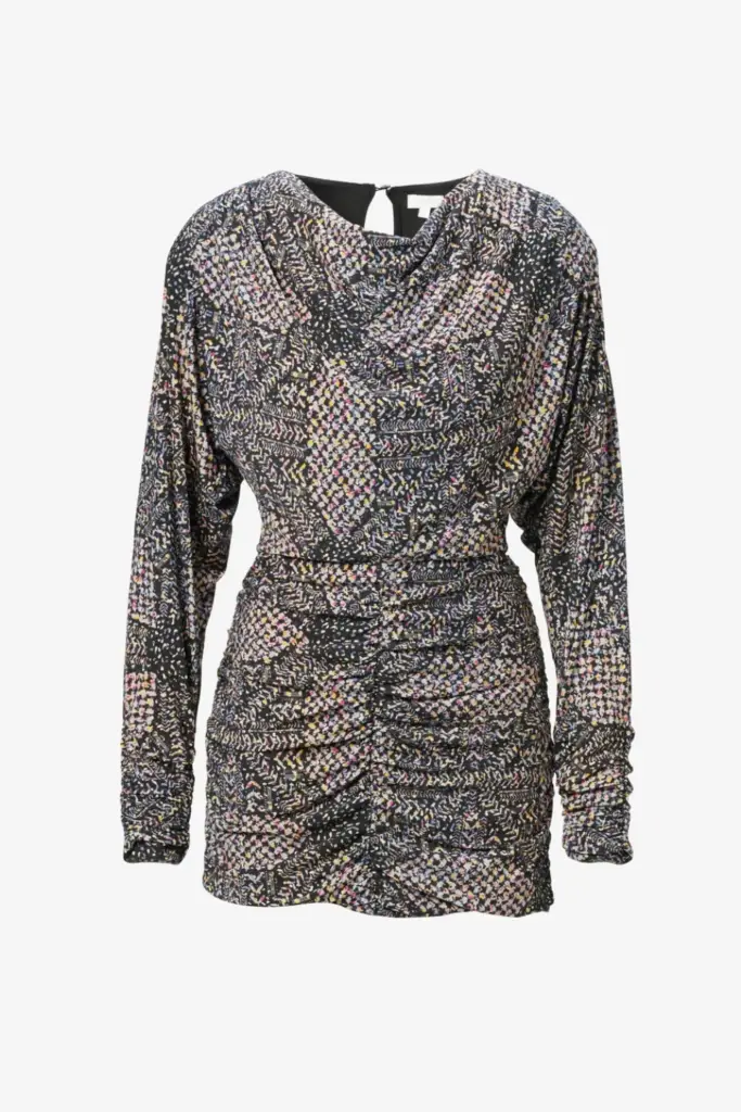 Lala Berlin Dress Danka Viscose Mix Heritage Star Black