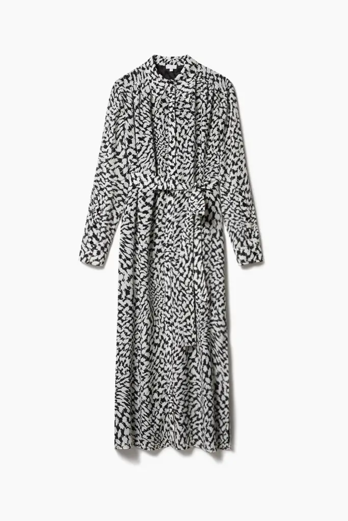 Lala Berlin Dress Deerja Viscose/silk Blend Swoosh Heritage